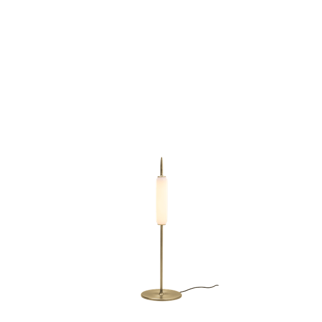 EKTA Living-Dunhammer Table Lamp-Pale Brass-EK-30743